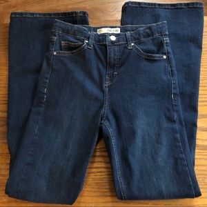 Topshop High Rise Moto Jamie Flare Jeans